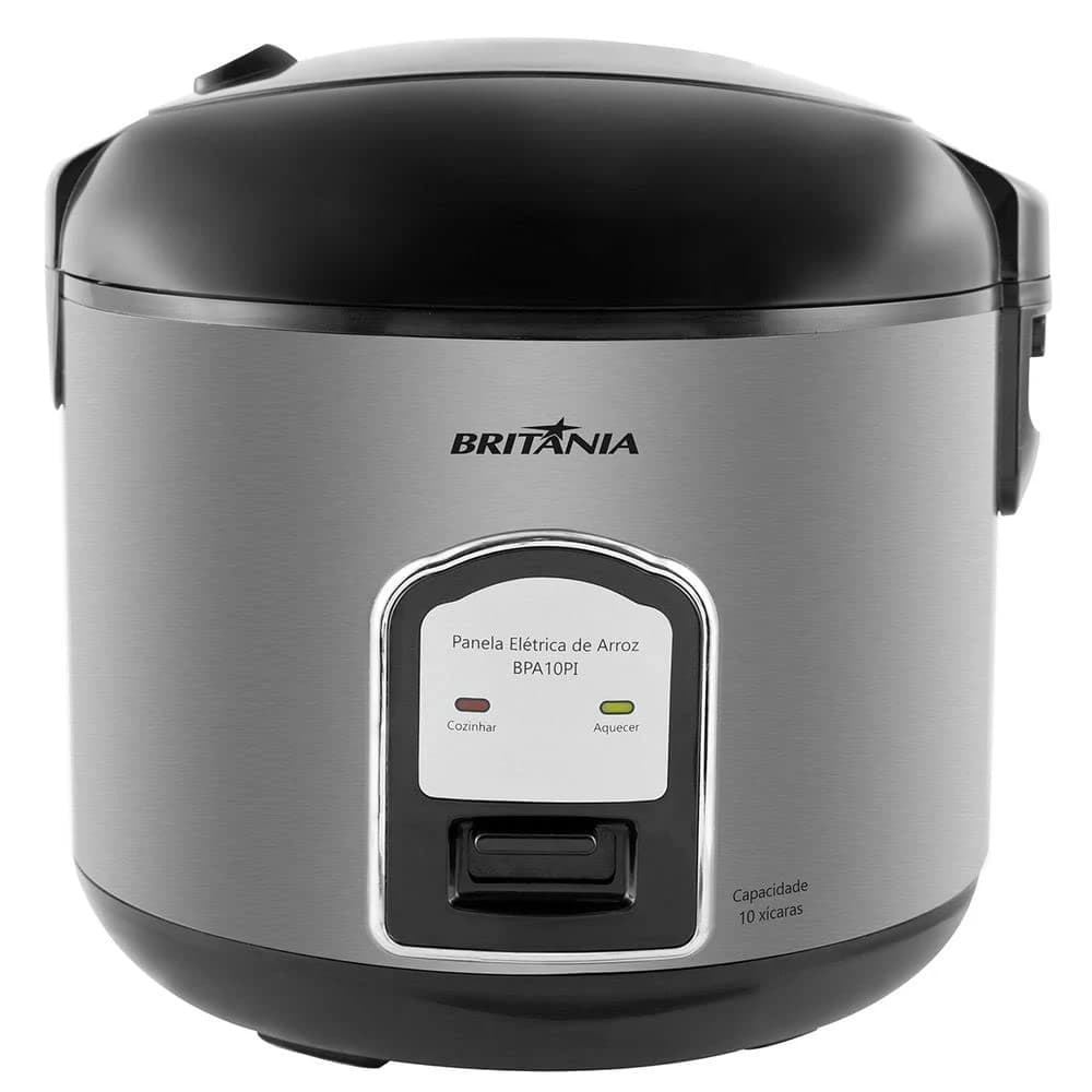 Panela de Arroz Britânia BPA10PI 10 Xícaras Preto 220V